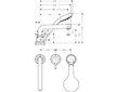 Hansgrohe Talis S - Tříotvorová vanová baterie, chrom 72416000