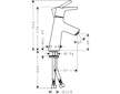 Hansgrohe Talis S - Umyvadlová baterie, CoolStart, chrom 72014000