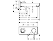 Hansgrohe Talis S - Umyvadlová baterie pod omítku, chrom 72110000
