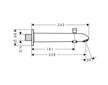 Hansgrohe Talis S2 - Vanový výtok E s přepínačem 23 cm, chrom 13424000