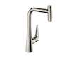 Hansgrohe Talis Select M51 - Dřezová baterie s výsuvnou sprškou, vzhled nerezu 72823800