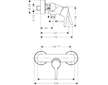 Hansgrohe Talis - Sprchová baterie, chrom 72600000