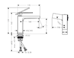 Hansgrohe Tecturis E - Umyvadlová baterie, CoolStart, EcoSmart, matná bílá 73012700