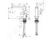 Hansgrohe Tecturis E - Umyvadlová baterie s výpustí, CoolStart, EcoSmart, kartáčovaný bronz 73023140