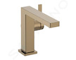 Hansgrohe Tecturis E - Umyvadlová baterie s výpustí Push-Open, CoolStart, EcoSmart, kartáčovaný bronz 73020140