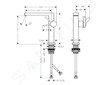 Hansgrohe Tecturis E - Umyvadlová baterie s výpustí Push-Open, CoolStart, EcoSmart, kartáčovaný bronz 73040140