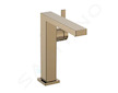 Hansgrohe Tecturis E - Umyvadlová baterie s výpustí Push-Open, CoolStart, EcoSmart, kartáčovaný bronz 73042140