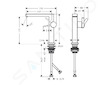 Hansgrohe Tecturis E - Umyvadlová baterie s výpustí Push-Open, CoolStart, EcoSmart, kartáčovaný bronz 73042140