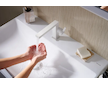 Hansgrohe Tecturis E - Umyvadlová baterie s výpustí Push-Open, CoolStart, EcoSmart, matná bílá 73020700