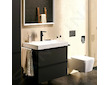 Hansgrohe Tecturis E - Umyvadlová baterie s výpustí Push-Open, CoolStart, EcoSmart, matná černá 73060670