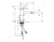 Hansgrohe Tecturis S - Bidetová baterie s výpustí, kartáčovaný bronz 73201140