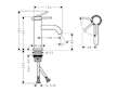Hansgrohe Tecturis S - Umyvadlová baterie, CoolStart, EcoSmart, chrom 73301000