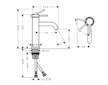 Hansgrohe Tecturis S - Umyvadlová baterie, CoolStart, EcoSmart, chrom 73312000