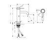 Hansgrohe Tecturis S - Umyvadlová baterie, CoolStart, EcoSmart, chrom 73317000