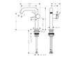 Hansgrohe Tecturis S - Umyvadlová baterie, CoolStart, EcoSmart, kartáčovaný bronz 73341140