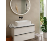 Hansgrohe Tecturis S - Umyvadlová baterie pod omítku, s výpustí, 2-otvorová instalace, EcoSmart, matná černá 73351670