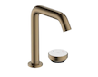 Hansgrohe Tecturis S - Umyvadlová baterie s výpustí, 2-otvorová instalace, CoolStart, EcoSmart+, kartáčovaný bronz 73353140