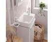 Hansgrohe Tecturis S - Umyvadlová baterie s výpustí, CoolStart, EcoSmart, matná bílá 73302700