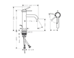 Hansgrohe Tecturis S - Umyvadlová baterie s výpustí, CoolStart, EcoSmart, matná bílá 73318700