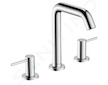 Hansgrohe Tecturis S - Umyvadlová baterie s výpustí Push-Open, 3-otvorová instalace, EcoSmart, chrom 73330000