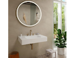 Hansgrohe Tecturis S - Umyvadlová baterie s výpustí Push-Open, 3-otvorová instalace, EcoSmart, kartáčovaný bronz 73330140