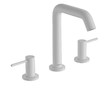 Hansgrohe Tecturis S - Umyvadlová baterie s výpustí Push-Open, 3-otvorová instalace, EcoSmart, matná bílá 73330700