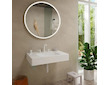 Hansgrohe Tecturis S - Umyvadlová baterie s výpustí Push-Open, 3-otvorová instalace, EcoSmart, matná bílá 73330700