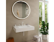 Hansgrohe Tecturis S - Umyvadlová baterie s výpustí Push-Open, 3-otvorová instalace, EcoSmart, matná bílá 73330700