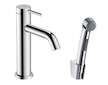 Hansgrohe Tecturis S - Umyvadlová baterie s výpustí Push-Open a bidetovou sprškou, EcoSmart, chrom 73211000