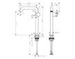 Hansgrohe Tecturis S - Umyvadlová baterie s výpustí Push-Open, CoolStart, EcoSmart, kartáčovaný bronz 73370140
