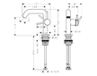 Hansgrohe Tecturis S - Umyvadlová baterie s výpustí Push-Open, CoolStart, EcoSmart, matná bílá 73320700