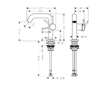Hansgrohe Tecturis S - Umyvadlová baterie s výpustí Push-Open, CoolStart, EcoSmart, matná černá 73322670