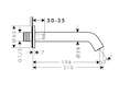 Hansgrohe Tecturis S - Vanová vpusť, kartáčovaný bronz 73411140