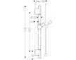 Hansgrohe Unica'S - Sprchová tyč 65 cm se sprchovou hadicí, kartáčovaný bronz 28632140