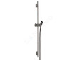 Hansgrohe Unica'S - Sprchová tyč 65 cm se sprchovou hadicí, kartáčovaný černý chrom 28632340