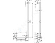 Hansgrohe Unica - Sprchová tyč 110 cm, pravá, bílá/chrom 26404400