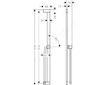 Hansgrohe Unica - Sprchová tyč 95 cm, se sprchovou hadicí, chrom 24403000