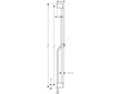 Hansgrohe Unica - Sprchová tyč Pulsify 95 cm se sprchovou hadicí, chrom 24401000