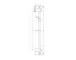 Hansgrohe Unica - Sprchová tyč, výška 72 cm, chrom 27704000