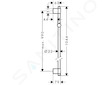 Hansgrohe Unica’ Varia - Sprchová tyč 105 cm, chrom 27356000