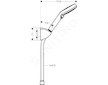 Hansgrohe Vernis Blend - Set sprchové hlavice, 2 proudy, držáku a hadice, EcoSmart, chrom 26278000
