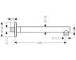 Hansgrohe Vernis Blend - Sprchové rameno 24 cm, chrom 27809000