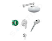 Hansgrohe Vernis Blend - Sprchový set 200 s baterií pod omítku, chrom 27911000