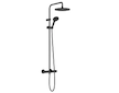 Hansgrohe Vernis Blend - Sprchový set Showerpipe 240 s termostatem, 2 proudy, EcoSmart, matná černá 26428670