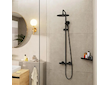 Hansgrohe Vernis Blend - Sprchový set Showerpipe 240 s termostatem, 2 proudy, EcoSmart, matná černá 26428670