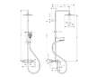 Hansgrohe Vernis Blend - Sprchový set Showerpipe 240 s vanovým termostatem, 2 proudy, matná černá 26899670