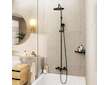 Hansgrohe Vernis Blend - Sprchový set Showerpipe 240 s vanovým termostatem, 2 proudy, matná černá 26899670
