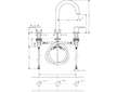 Hansgrohe Vernis Blend - Umyvadlová baterie s výpustí, 3-otvorová instalace, chrom 71553000