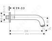 Hansgrohe Vernis Blend - Vanová vpusť, chrom 71420000