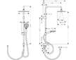 Hansgrohe Vernis Shape - Sprchový set Showerpipe 230 Reno, matná černá 26282670